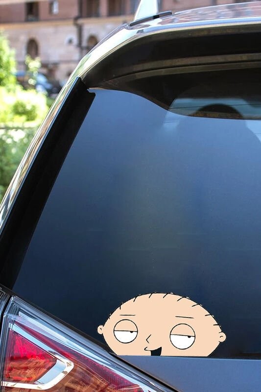 Stewie Griffin Family Guy Araba Motosiklet Laptop Folyo Sticker