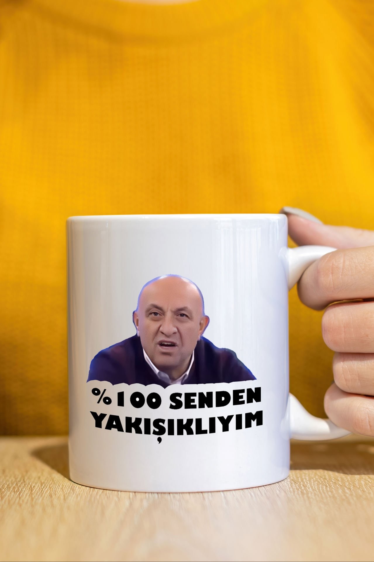 Beyaz Kupa Sinan Engin %100 Senden Yakışıklıyım