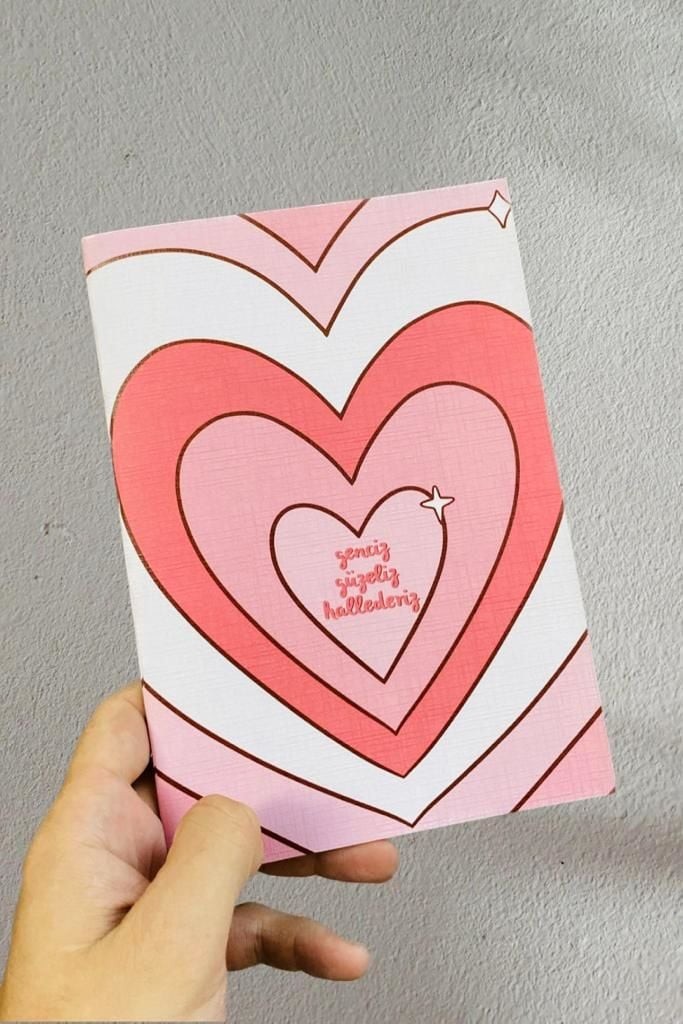 Yushiclub A5 Defter Kalpler Hallederiz