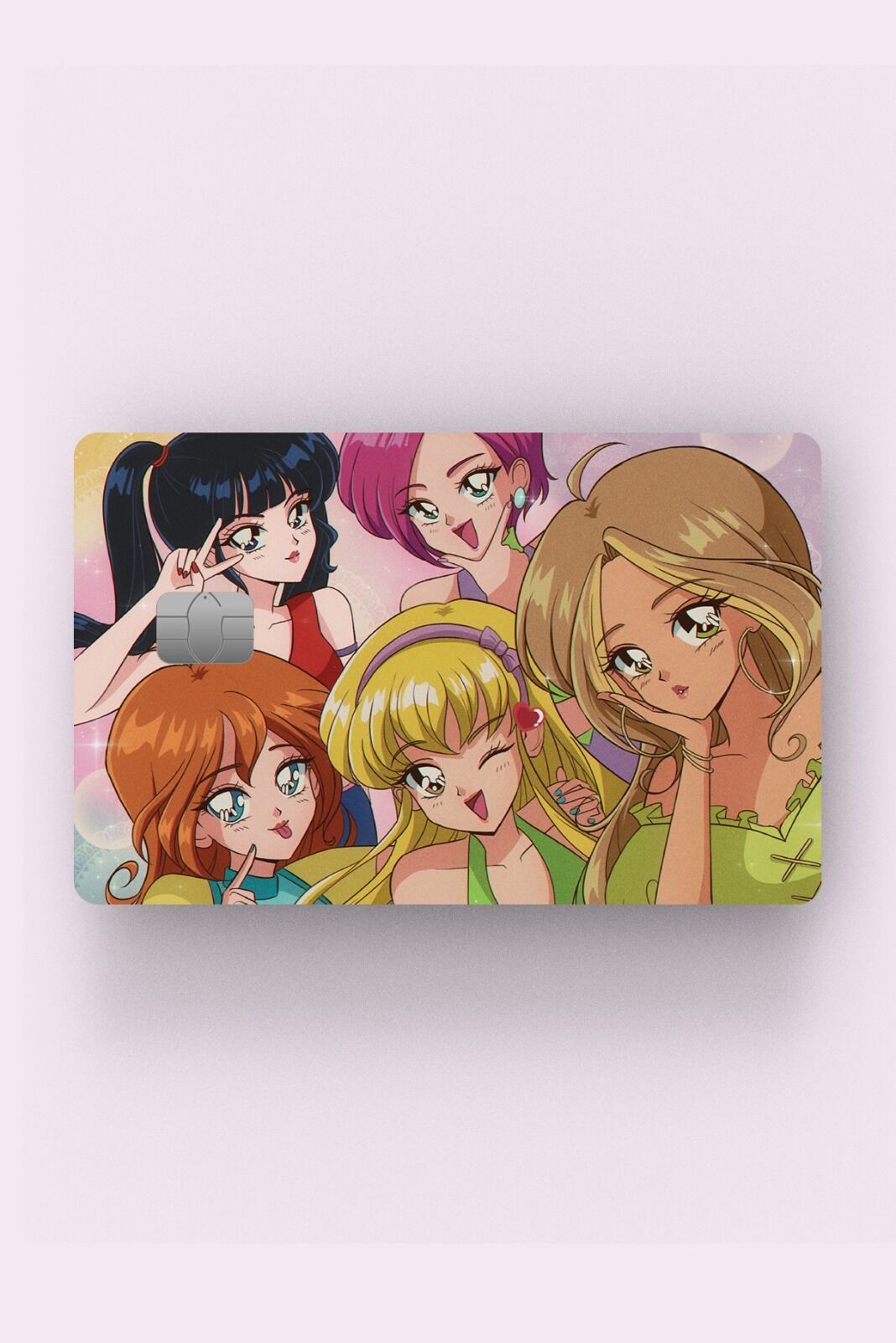 Kart Kaplama Etiketi - Anime Winx