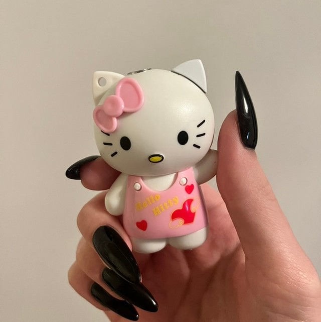 Hello Kitty 3D Pembe Çakmak Anahtarlık