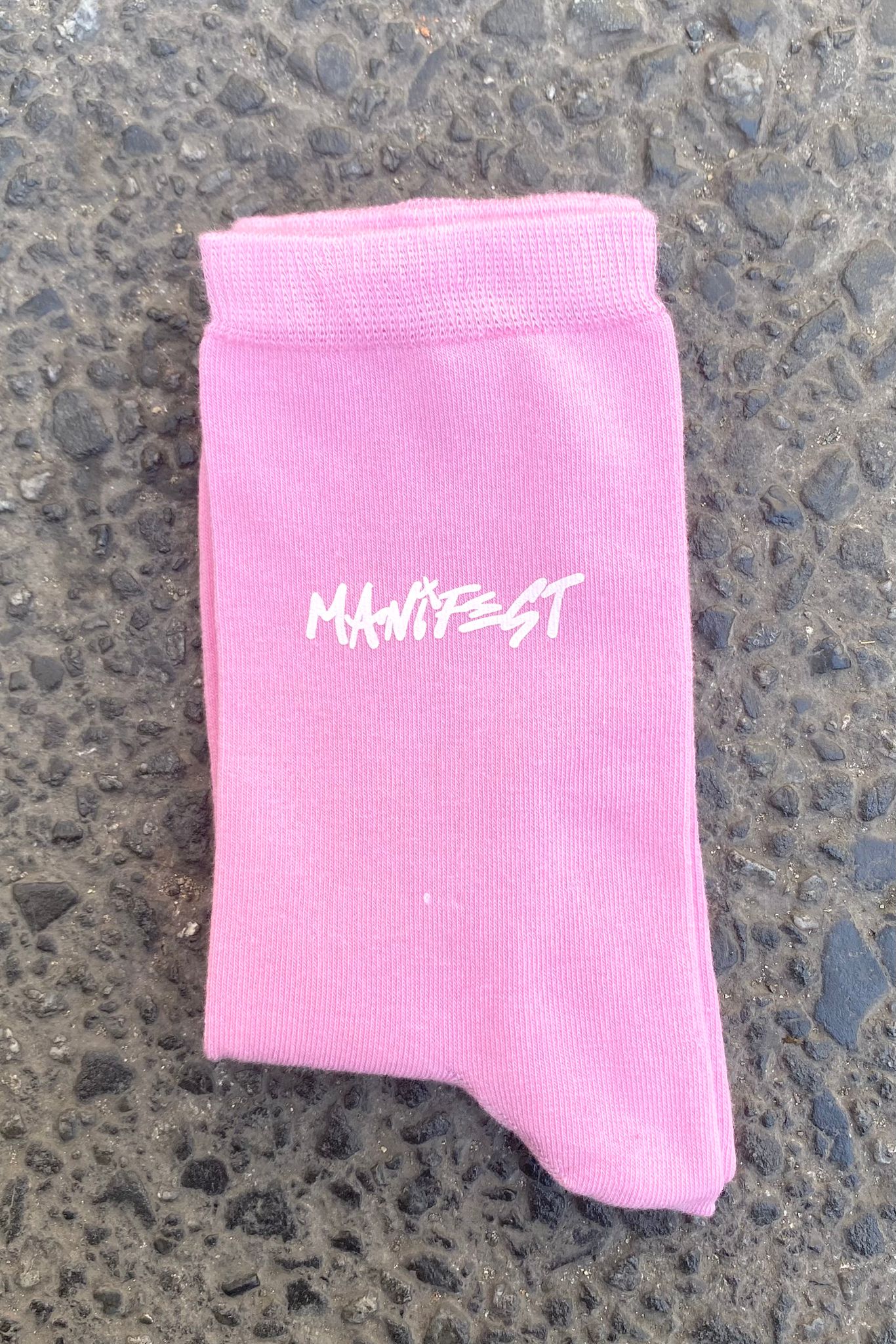 Pembe Unisex Bambu Çorap - Manifest
