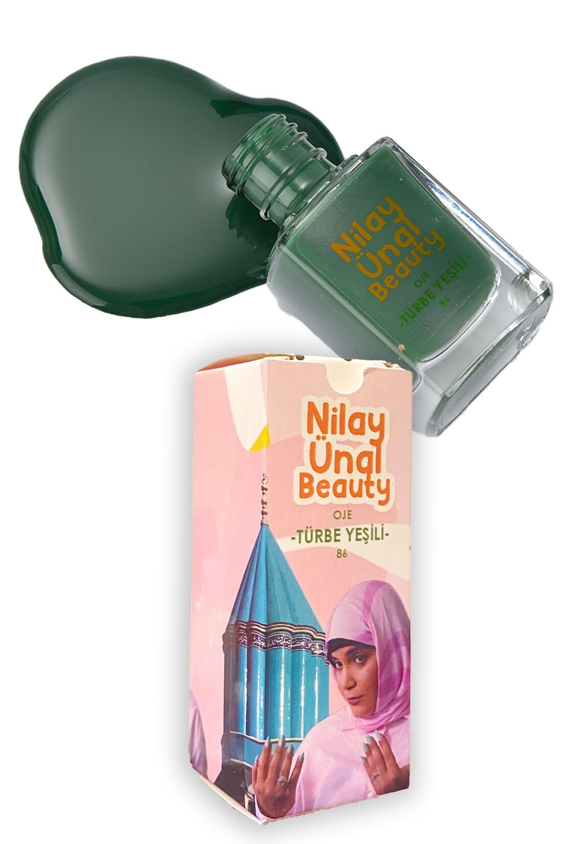 Kızılcık Şerbeti Nilay Ünal Türbe Yeşili Oje 12ml