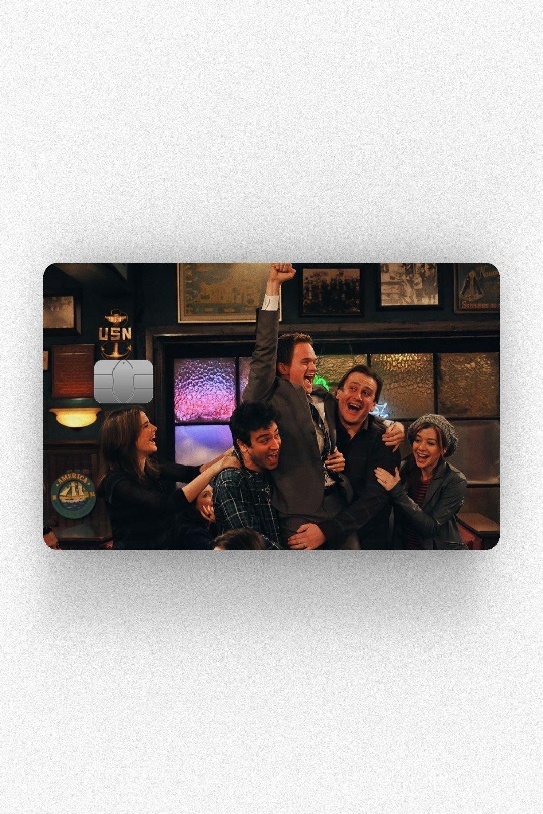 Kart Kaplama Etiketi - HIMYM BAR