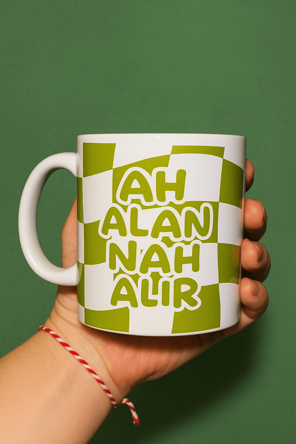 Ah Alan Nah Alır Özel Full Baskılı Beyaz Porselen Kupa Bardak