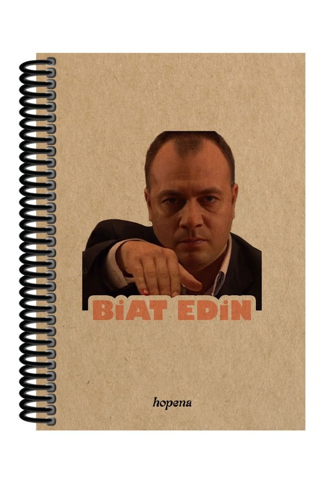 Spiralli A5 Defter Çakır Biat Edin Kurtlar Vadisi