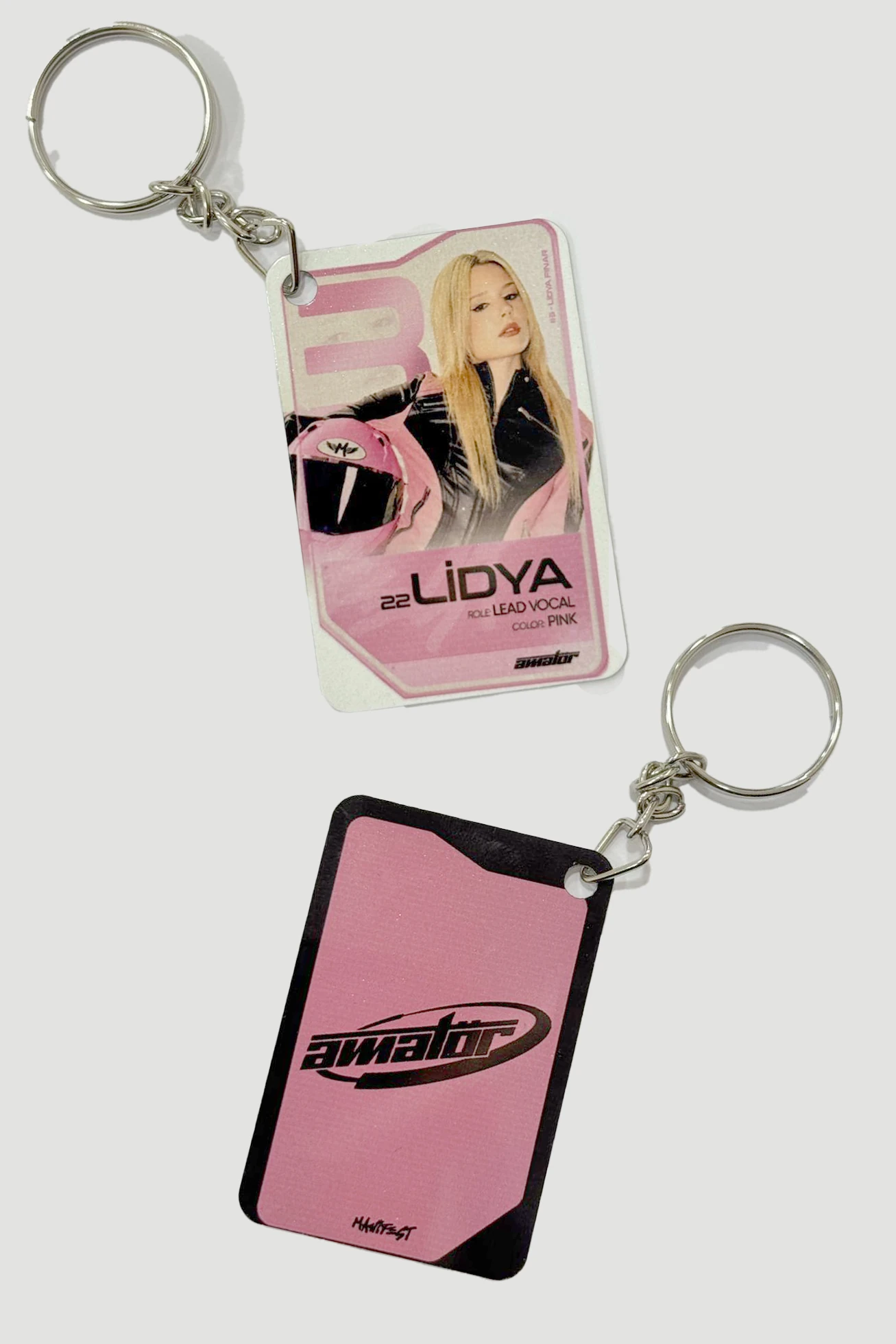 Metal Kart Anahtarlık Manifest Lidya