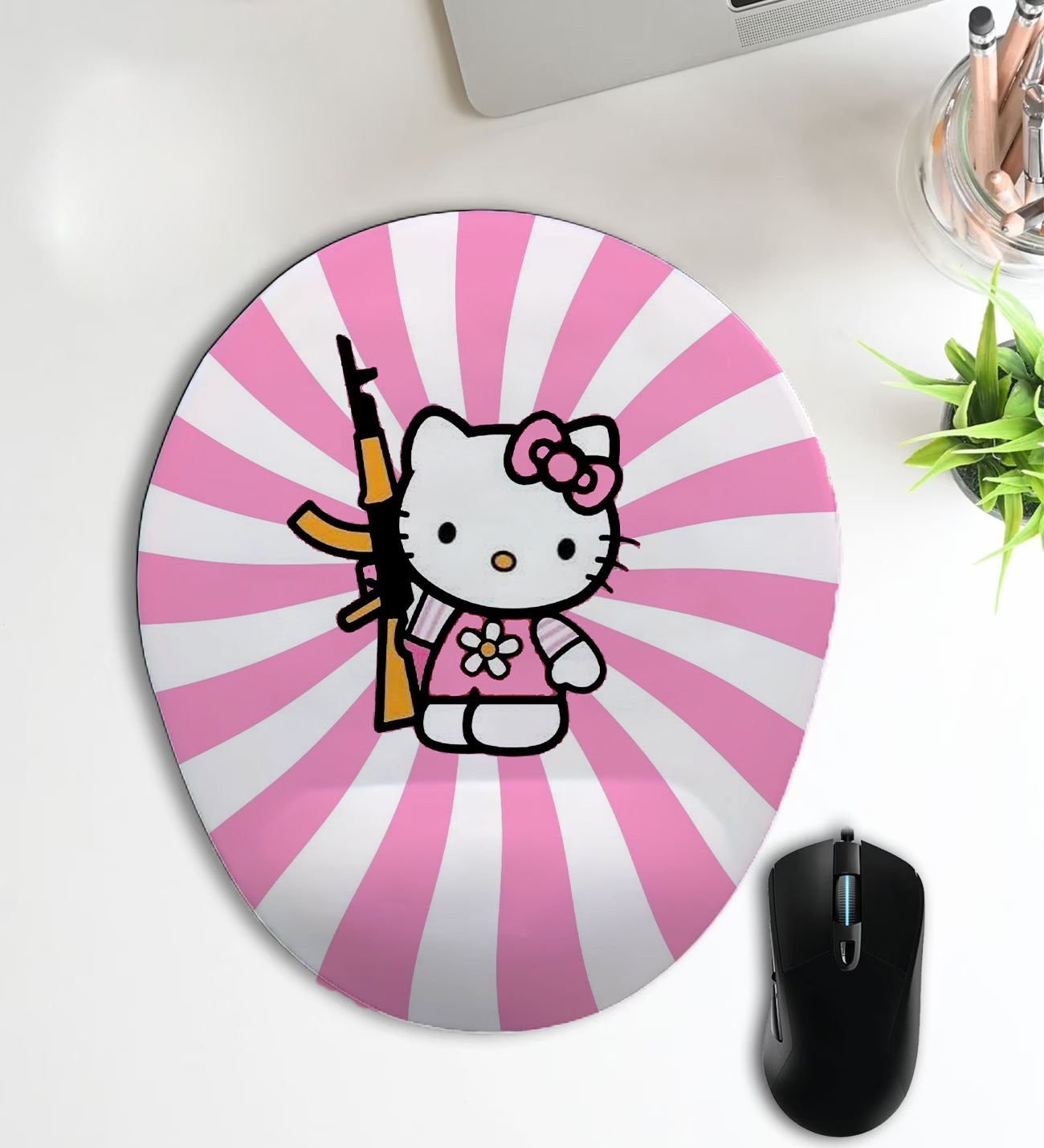 Bilek Destekli Mouse Pad - Hello Kitty Dıkşın