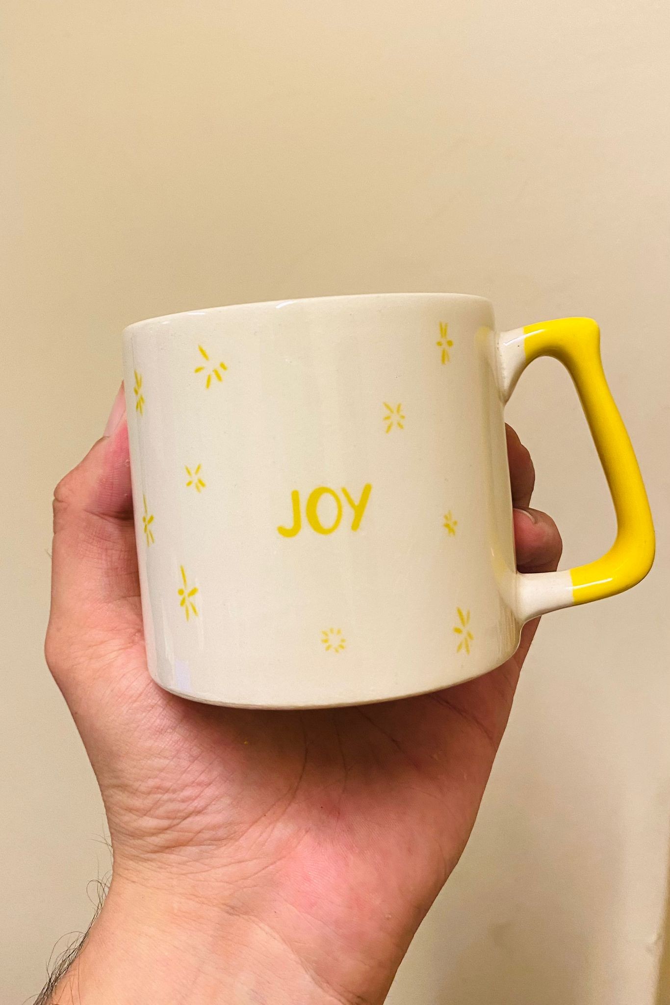 Inside Out Joy Ters Yüz Neşe Sarı Kulplu Kupa Bardak