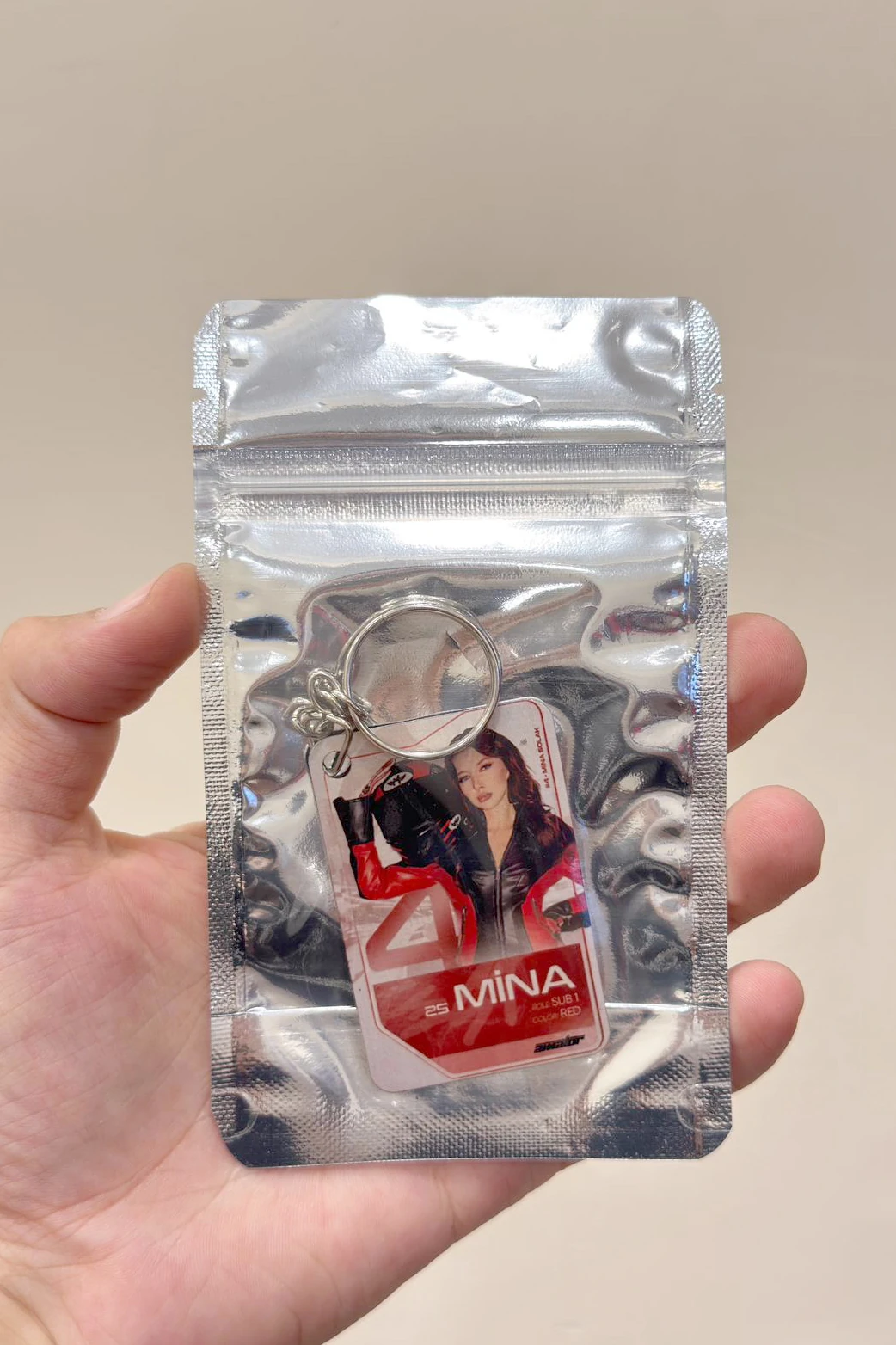 Metal Kart Anahtarlık Manifest Mina