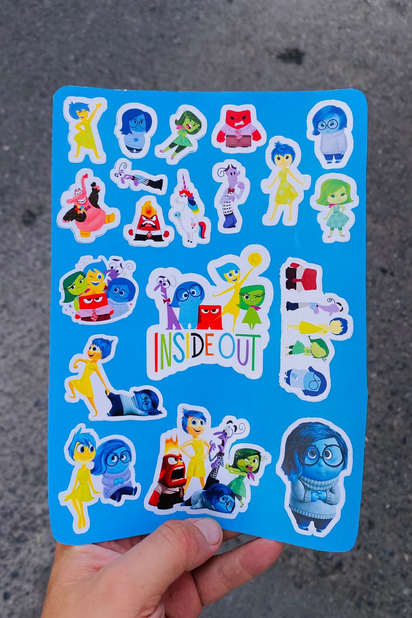 Ters Yüz Inside Out 19'lu Sticker Paketi