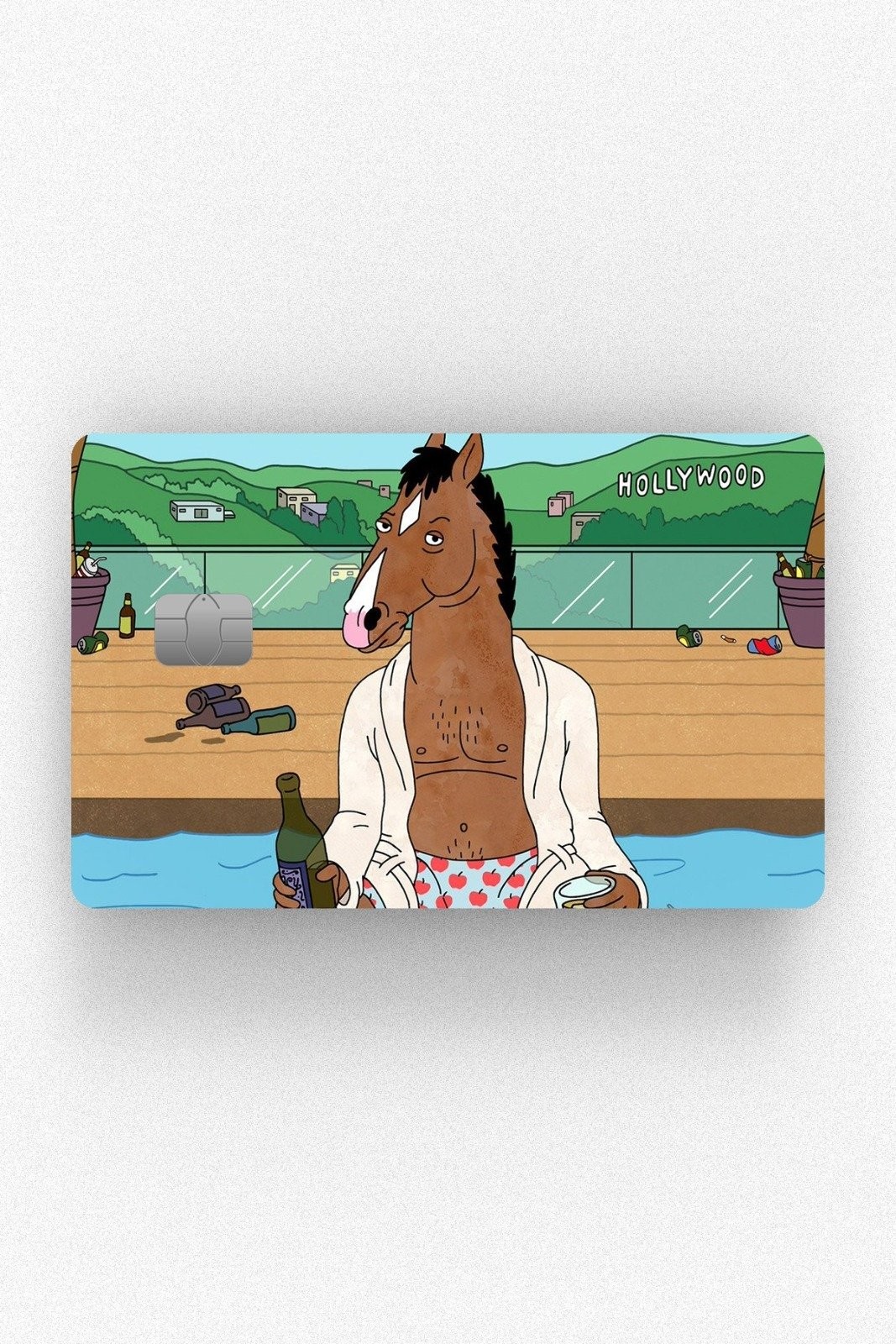 Kart Kaplama Etiketi - Hollywood BoJack Horseman