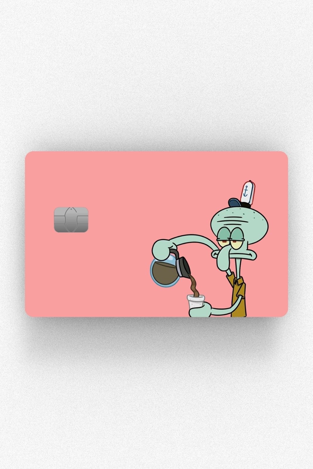 Kart Kaplama Etiketi - Squidward