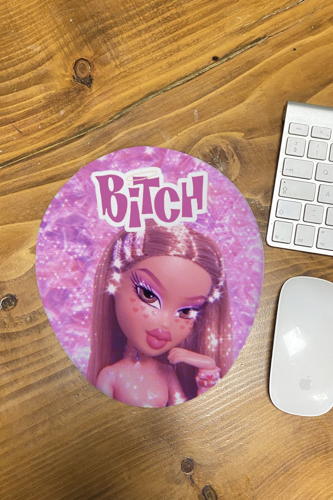 Bilek Destekli Mouse Pad - Bitch Bratz