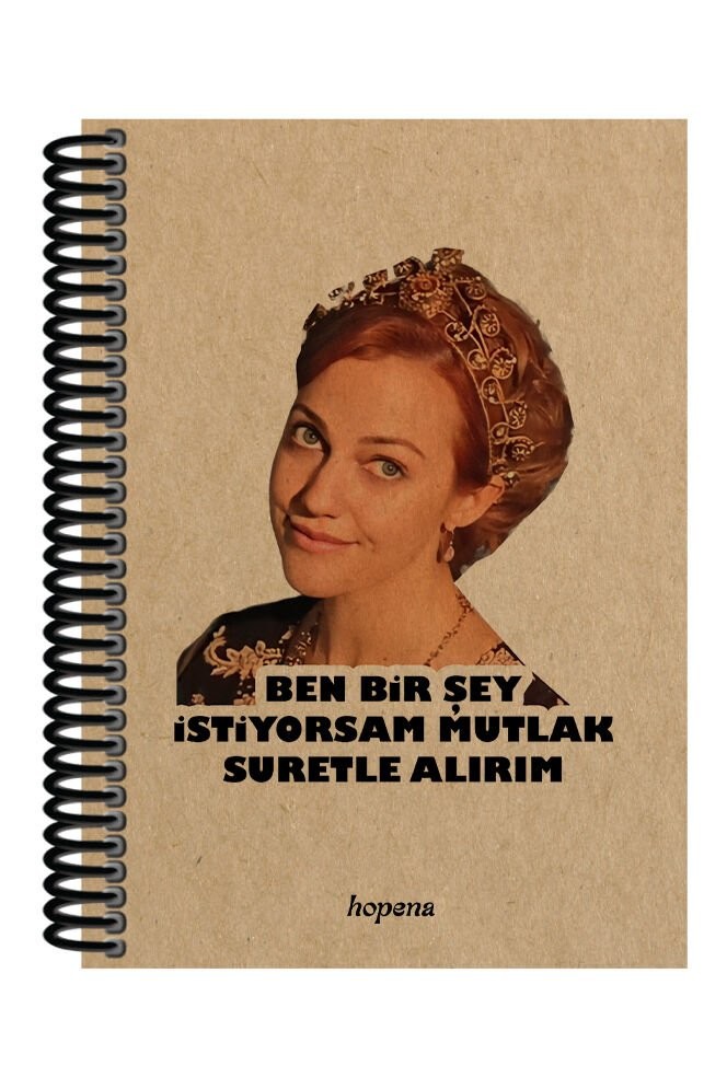 Spiralli A5 Defter Hürrem Mutlak Suret