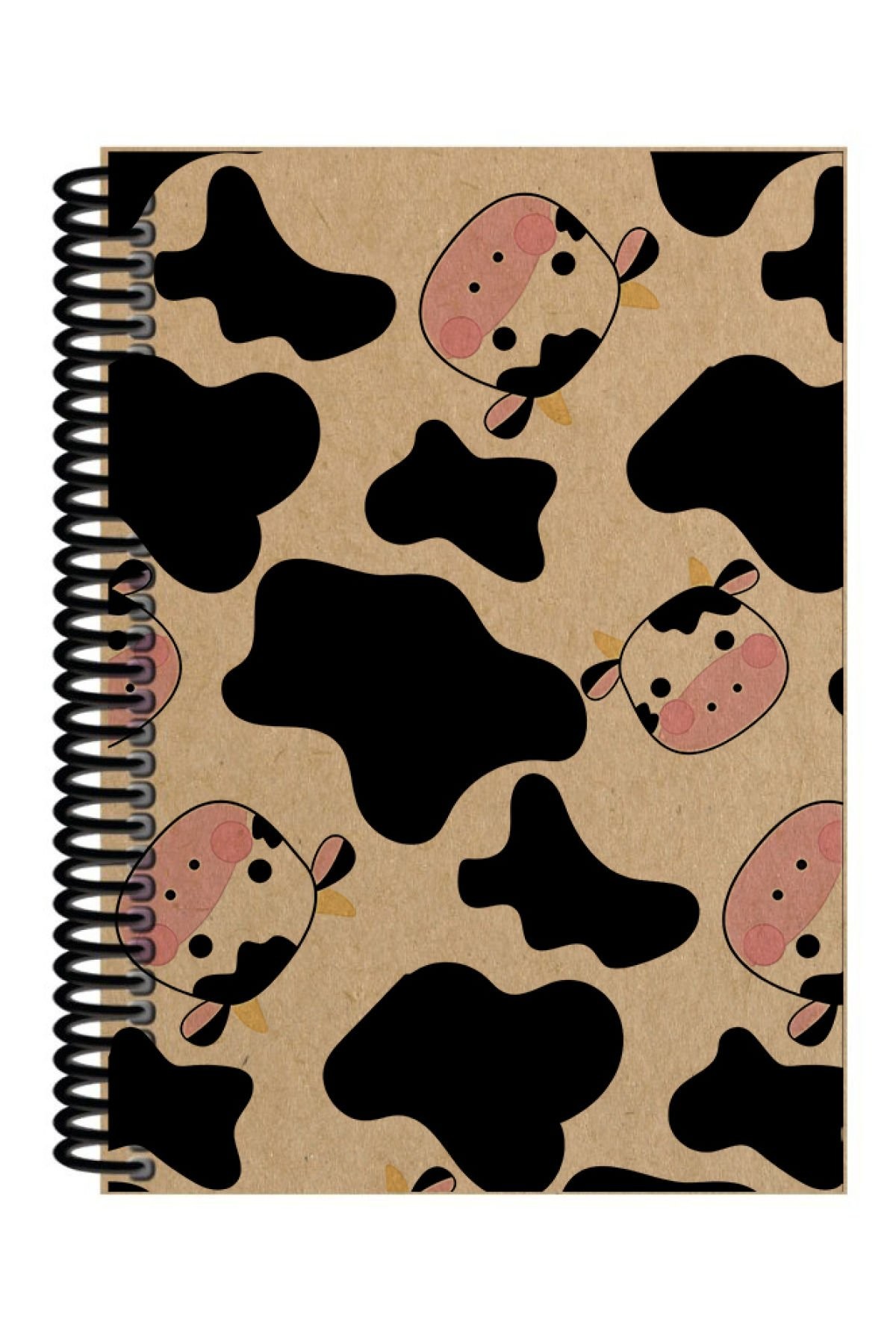 Spiralli A5 Defter Kolaj İnek