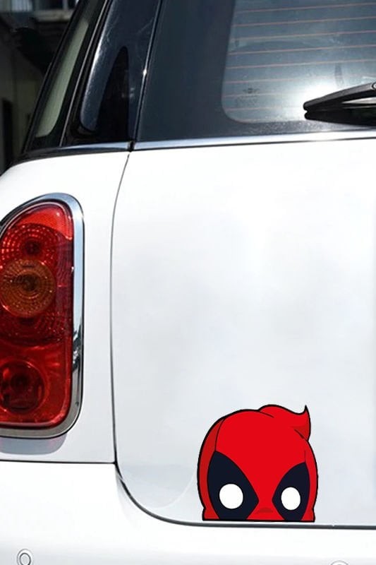 Deadpool Araba Motosiklet Laptop Folyo Sticker