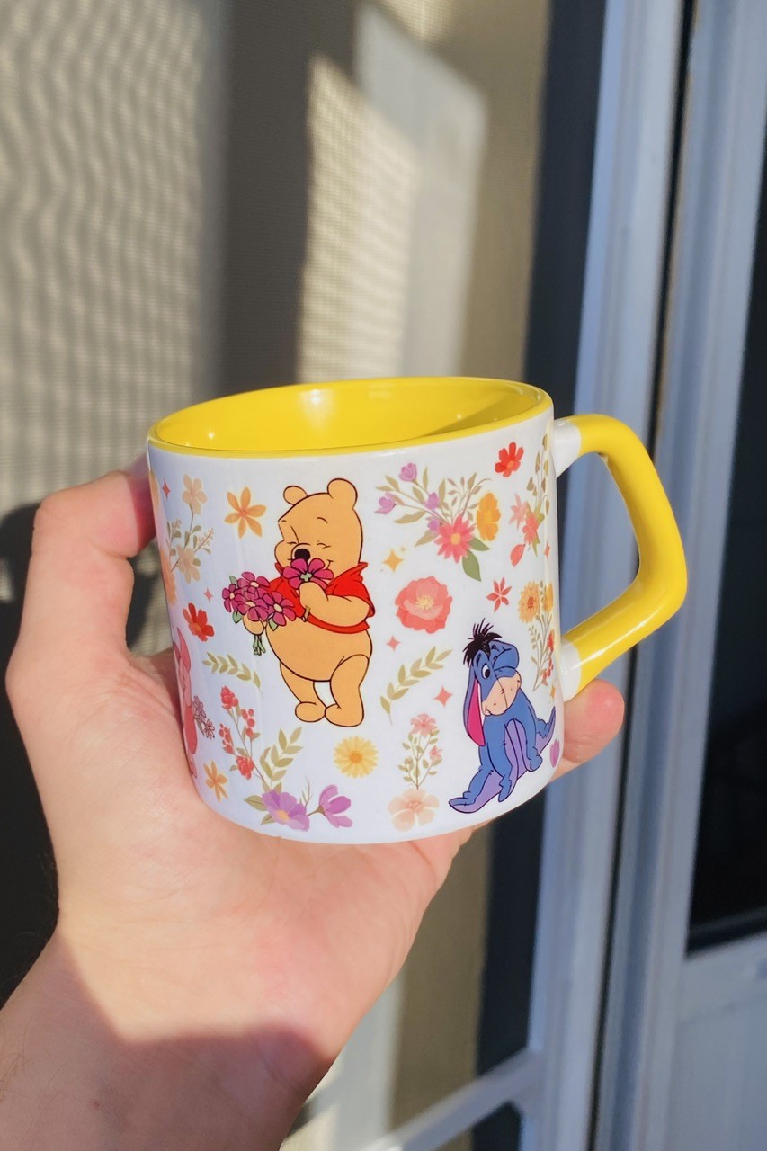 Winnie The Pooh Baskılı Porselen Kupa Bardak