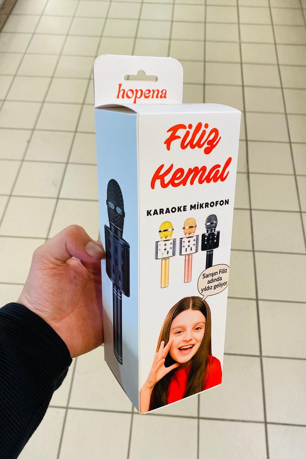 Filiz Kemal Karaoke Mikrofon Bluetooth Hoporlör