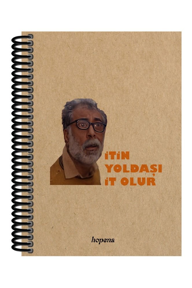Spiralli A5 Defter İtin Yoldaşı Abuzer Kurtlar Vadisi