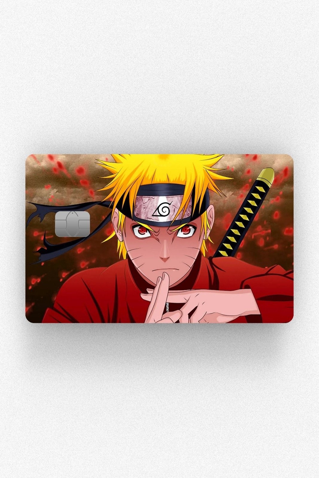Kart Kaplama Etiketi - Naruto Portre