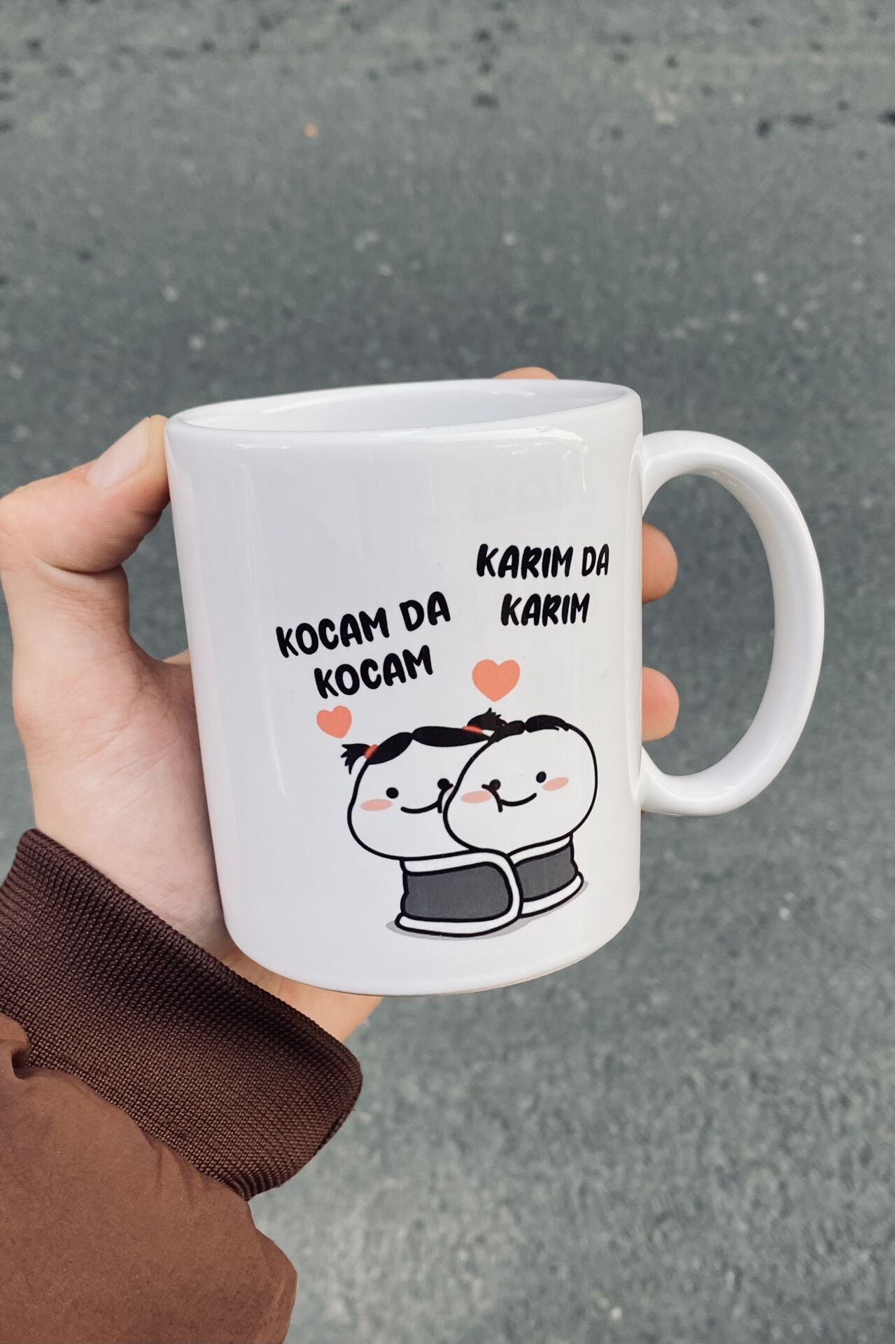 Kocam da Kocam Beyaz Kupa Bardak