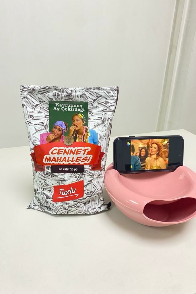 Cennet Mahallesi Çekirdek Gıybet Kiti - 250Gr Çekirdek ve Keyif Kasesi