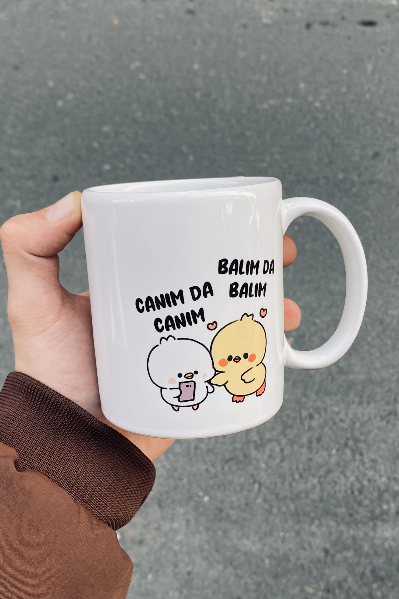 Canım da Canım Beyaz Kupa Bardak
