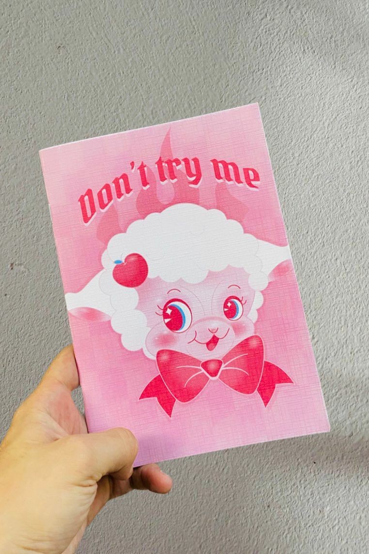 Yushiclub A5 Defter Don't Try Me Kuzu