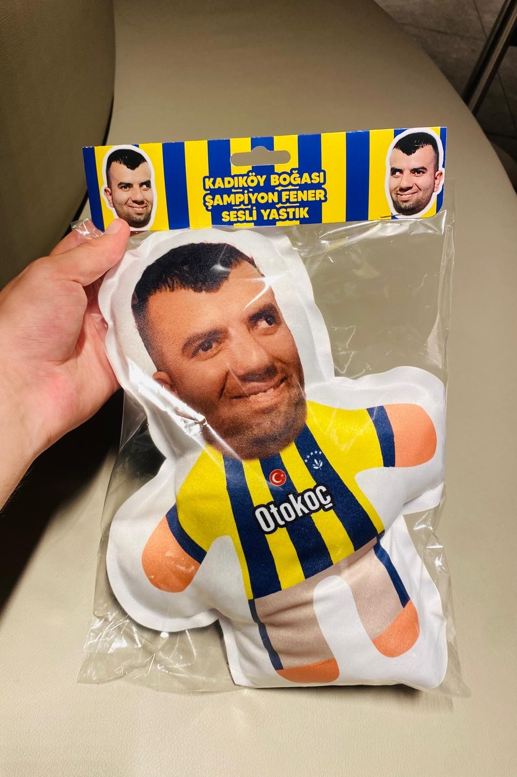 3D Mini Yastık - Kadıköy Boğası