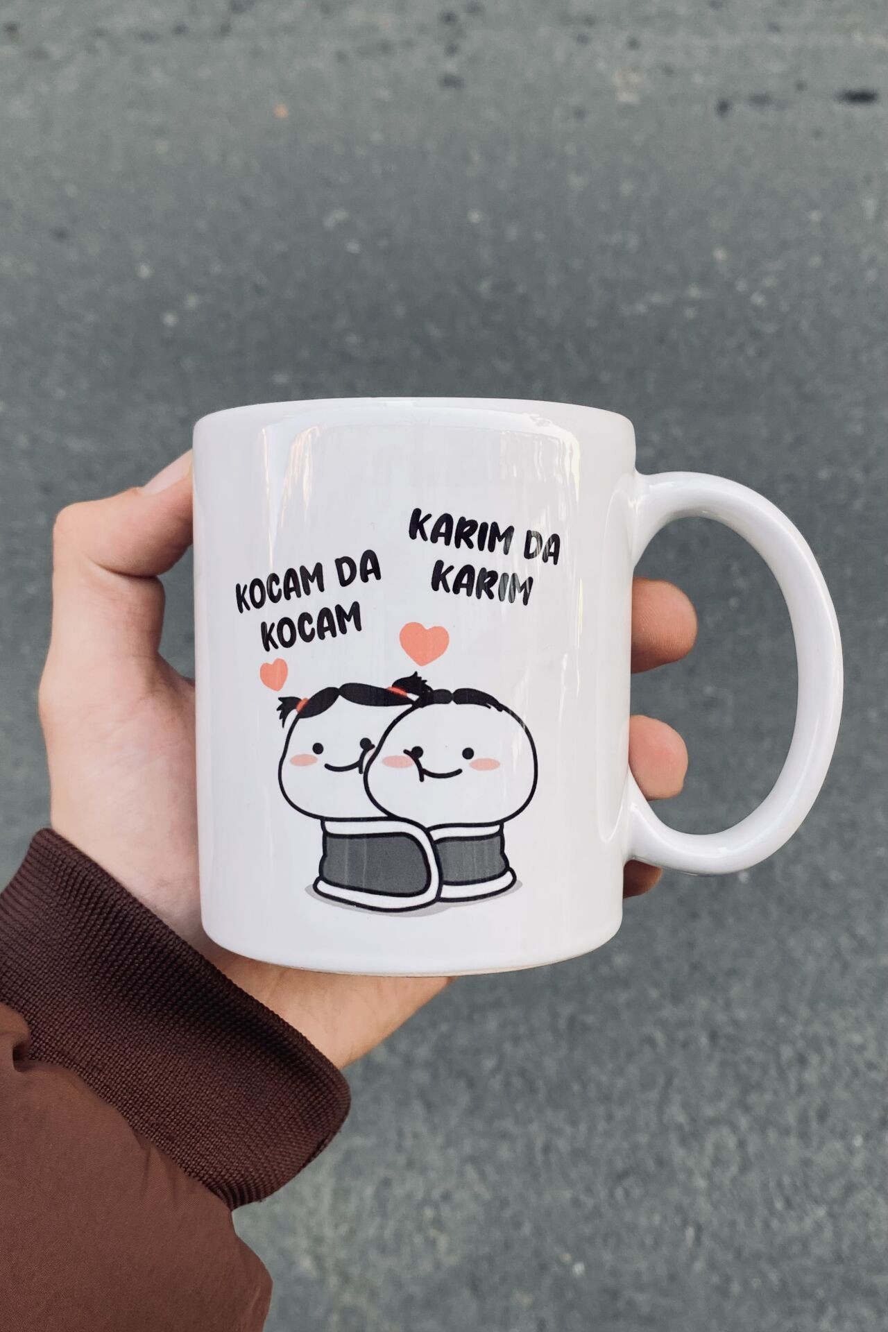Kocam da Kocam Beyaz Kupa Bardak