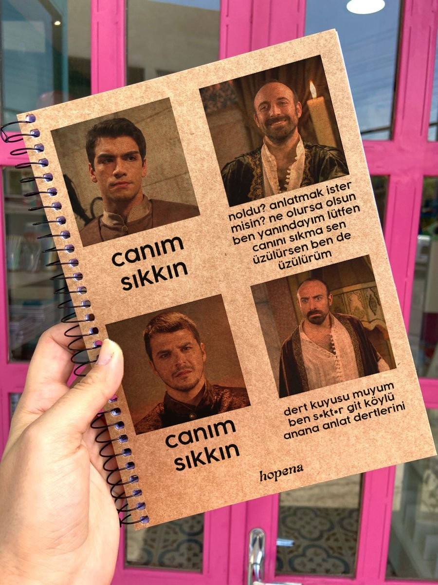 Spiralli A5 Defter Süleyman Mustafayı Sevmiyor