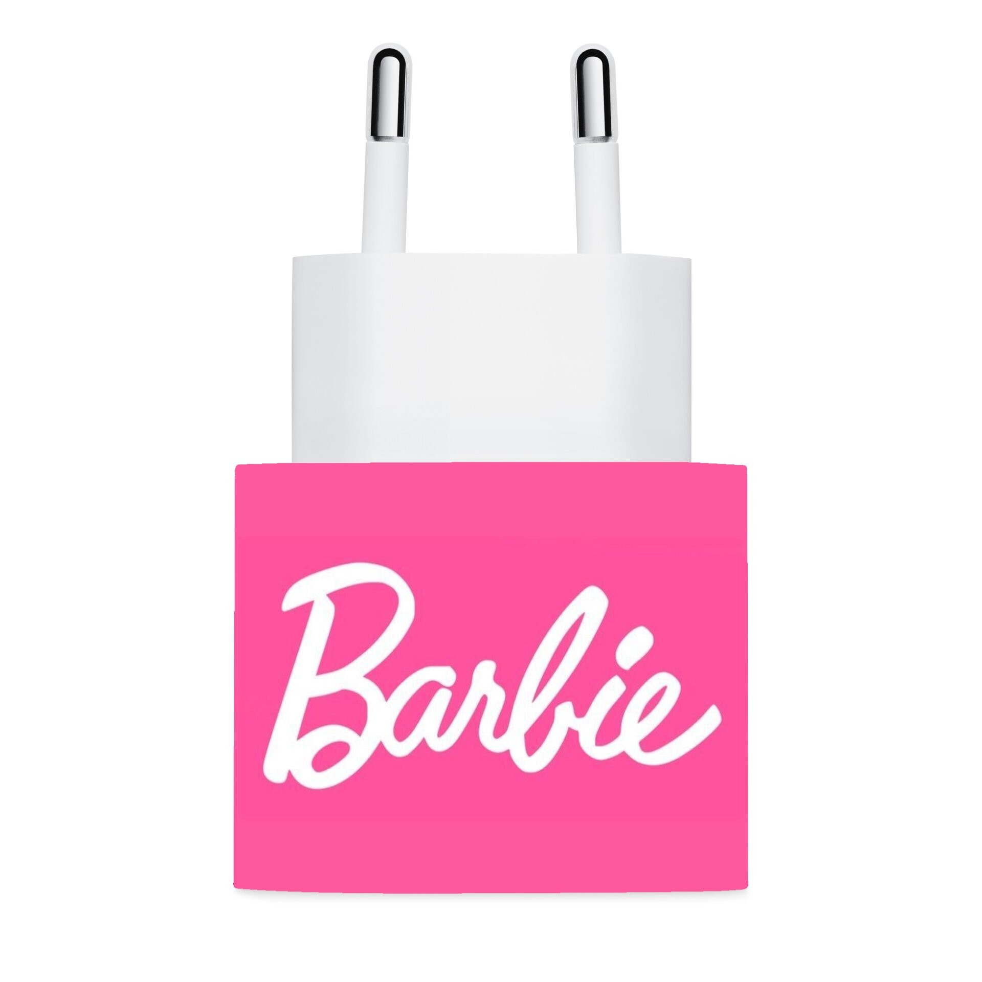 iPhone 20W Şarj Aleti Kaplaması - Barbie Logo