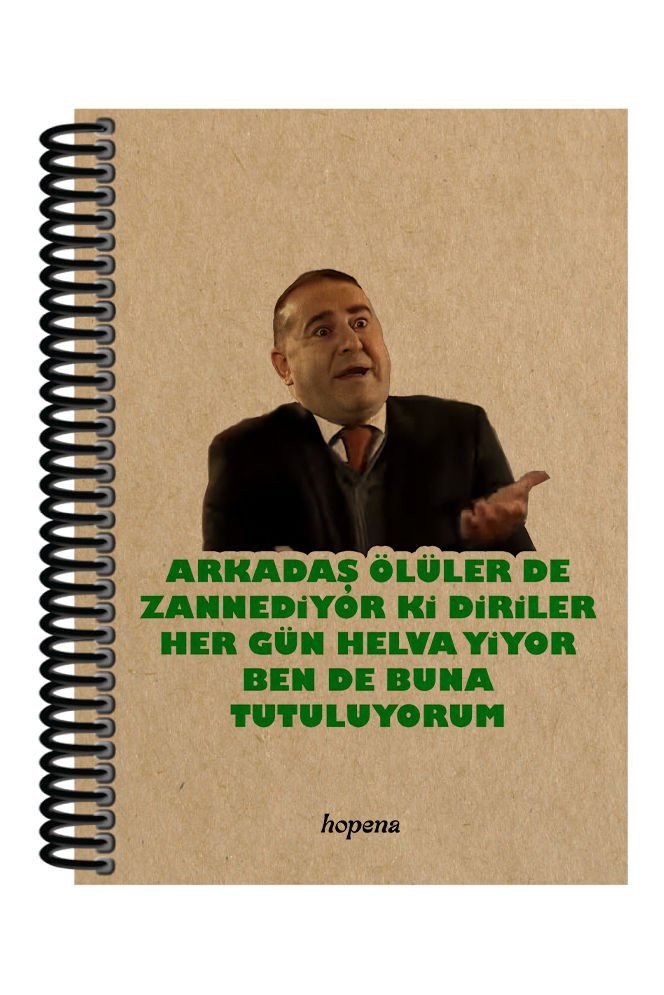 Spiralli A5 Defter Kolpaçino Ben de Buna Tutuluyorum