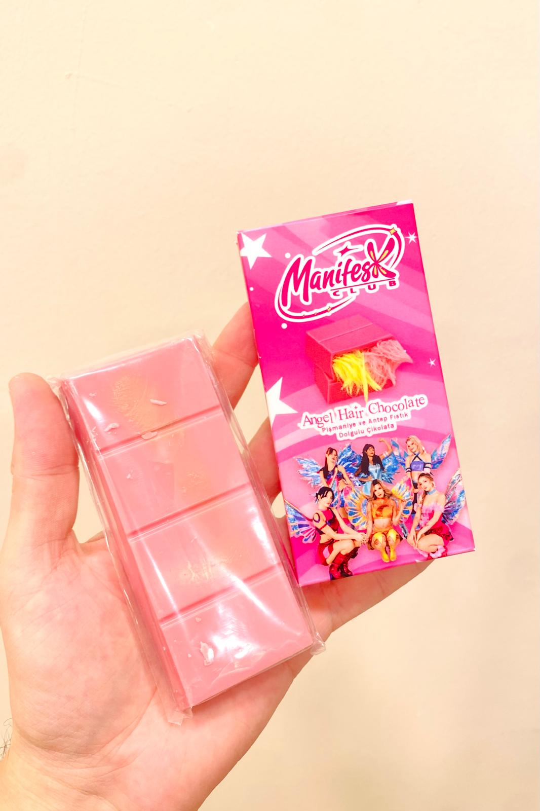 Manifest Angel Hair – Frambuaz Aromalı Pişmaniye Çikolata 70 gr