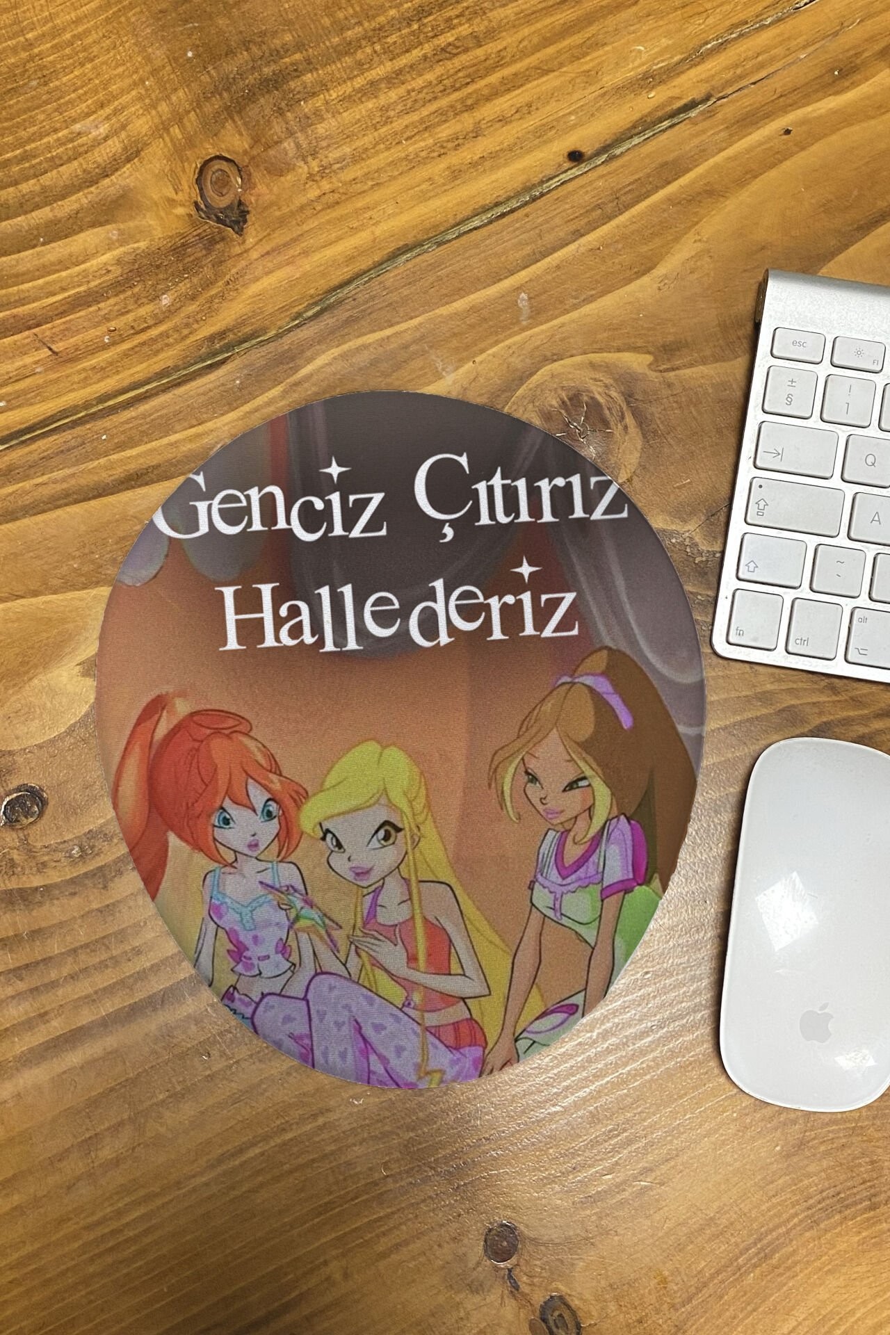 Bilek Destekli Mouse Pad - Winx Genciz Güzeliz