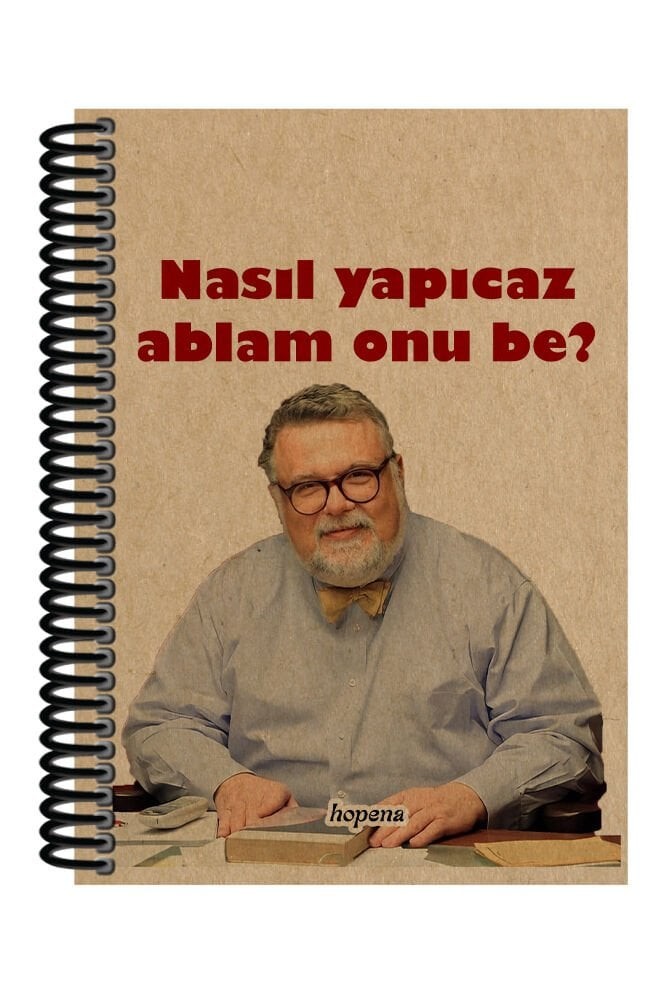 Spiralli A5 Defter Celal Şengör Nasıl Yapıcaz Ablam