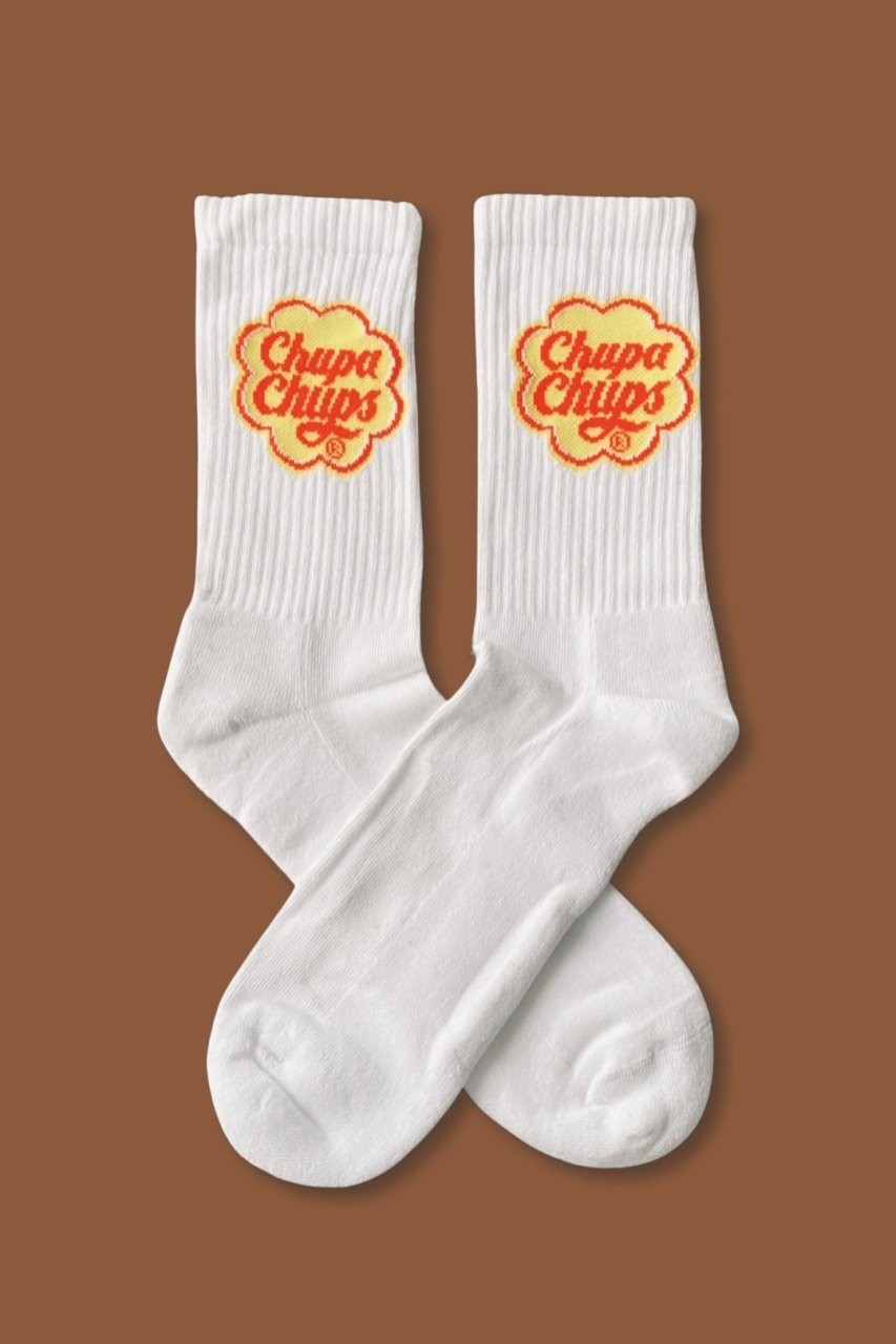 Chupa Chups Beyaz Havlu Çorap