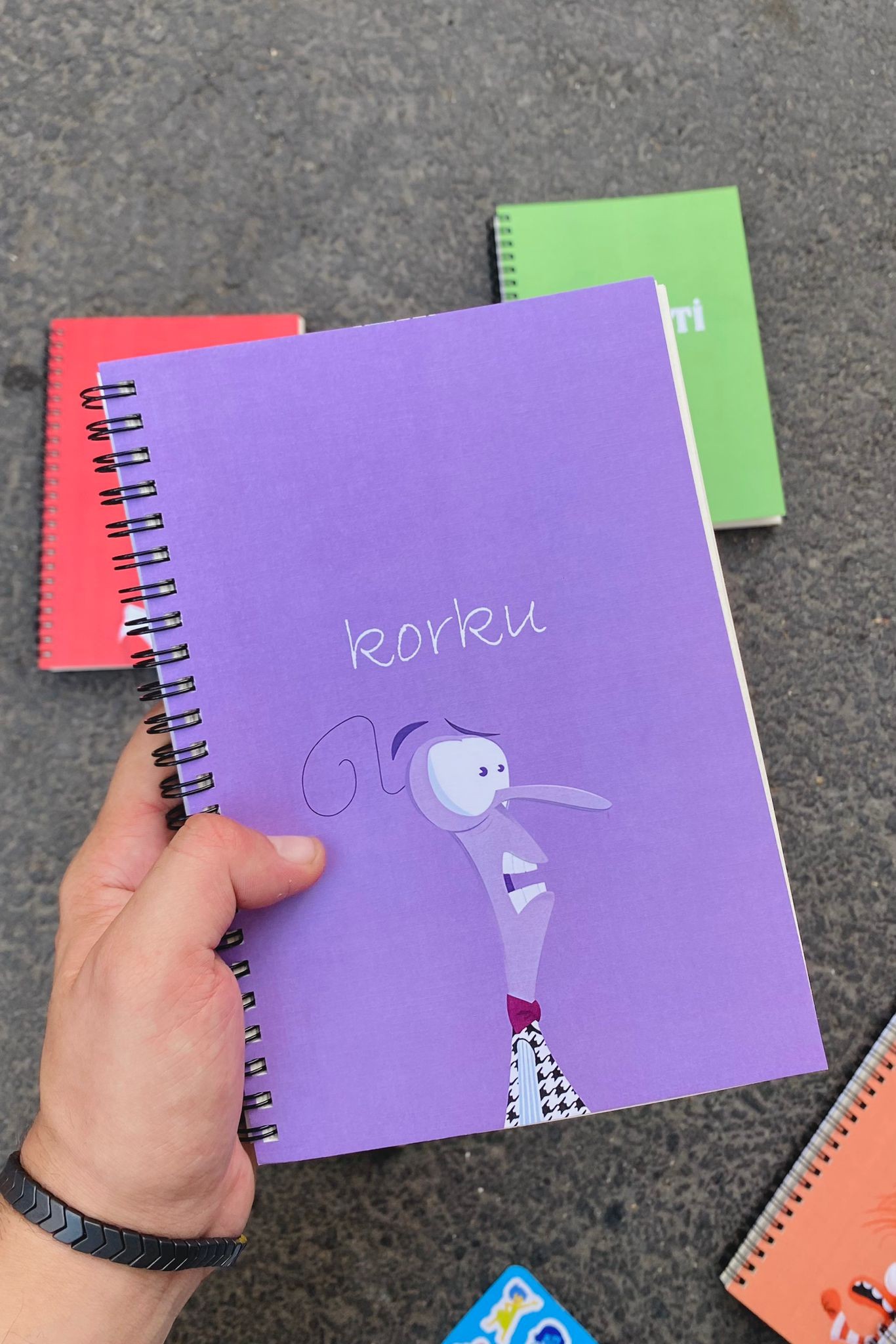 Spiralli A5 Defter Ters Yüz Korku (200 Sayfa)