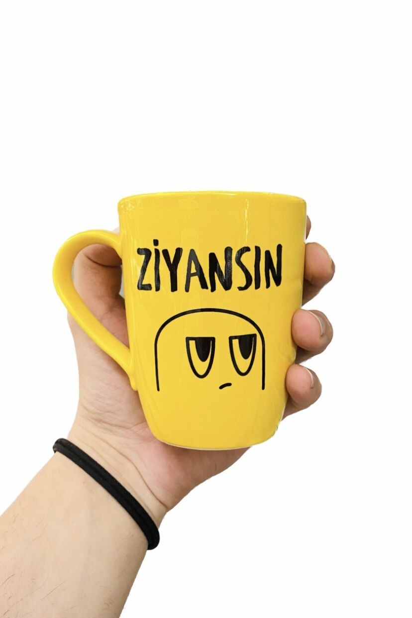 Ziyansın Sarı Kupa Bardak