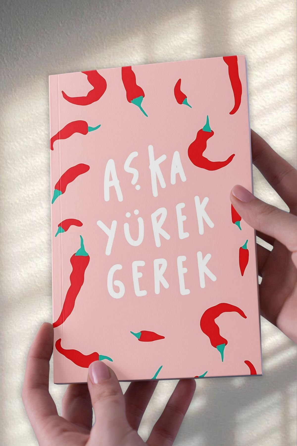A5 Defter Aşka Yürek Gerek