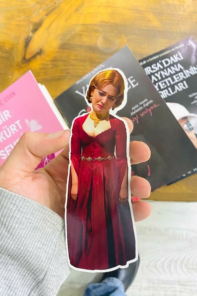 Koca Kafalar 3D Kitap Ayracı - Dertli Hürrem Sultan