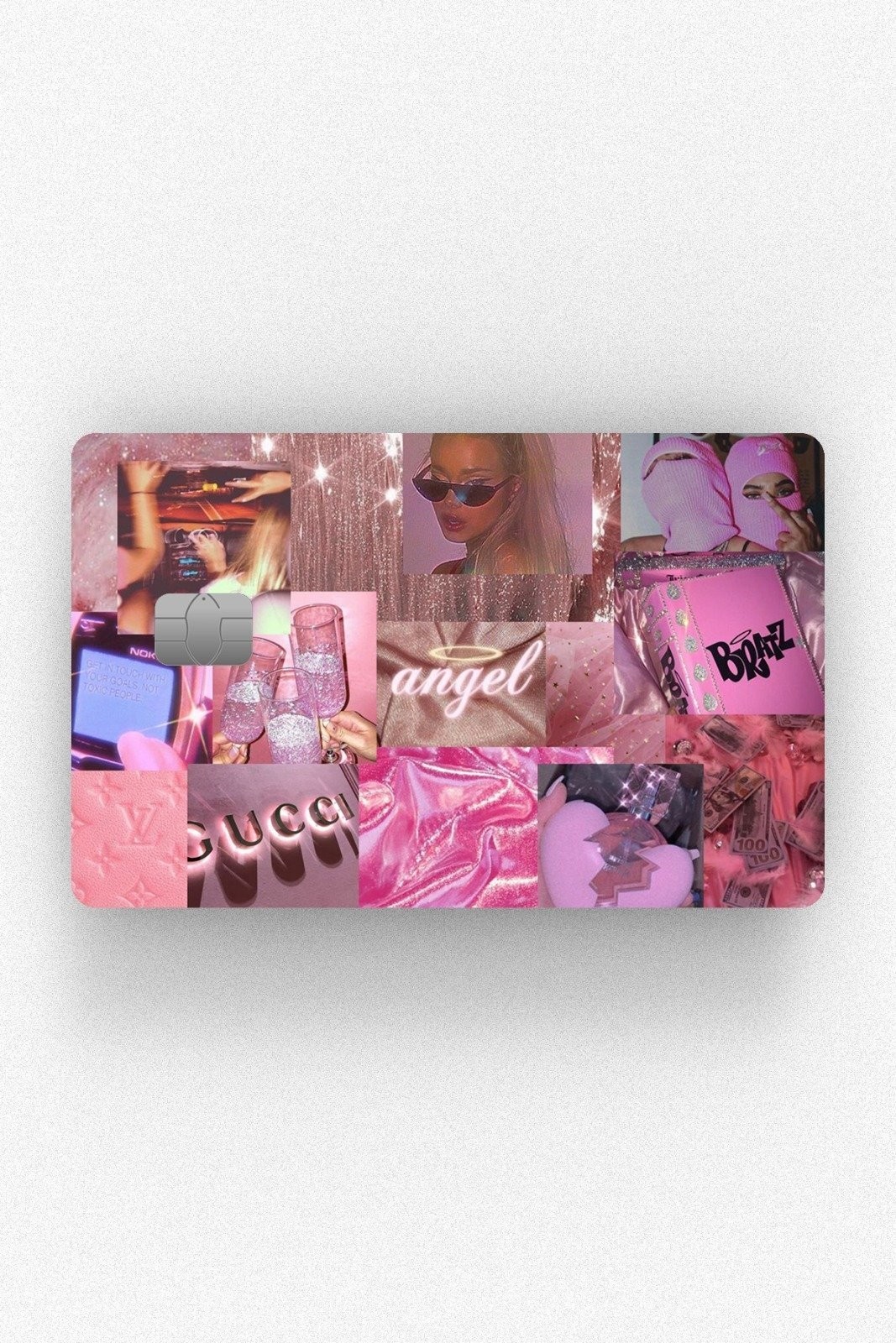 Kart Kaplama Etiketi - Barbie Bratz Kolaj