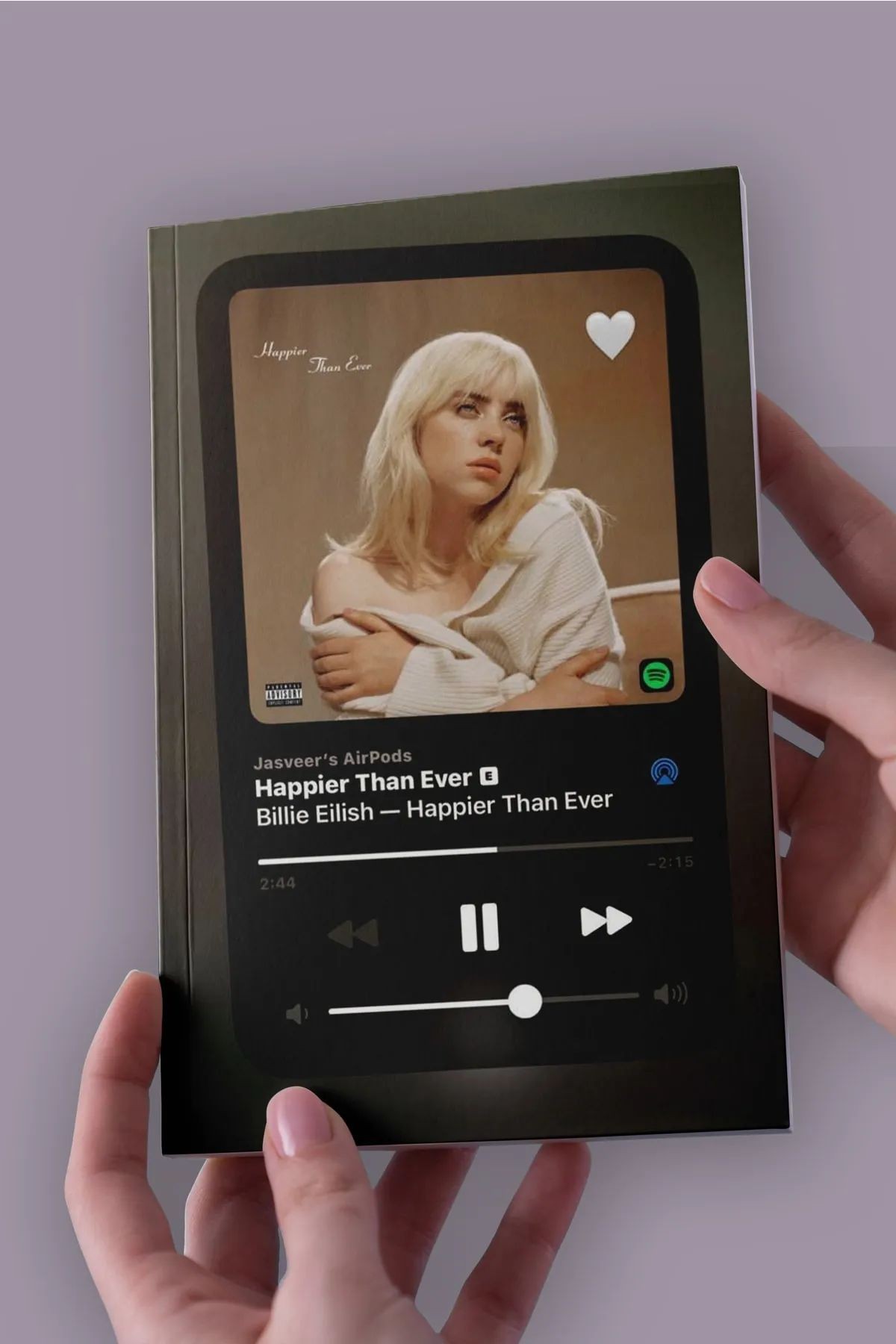 A5 Defter Billie Eilish