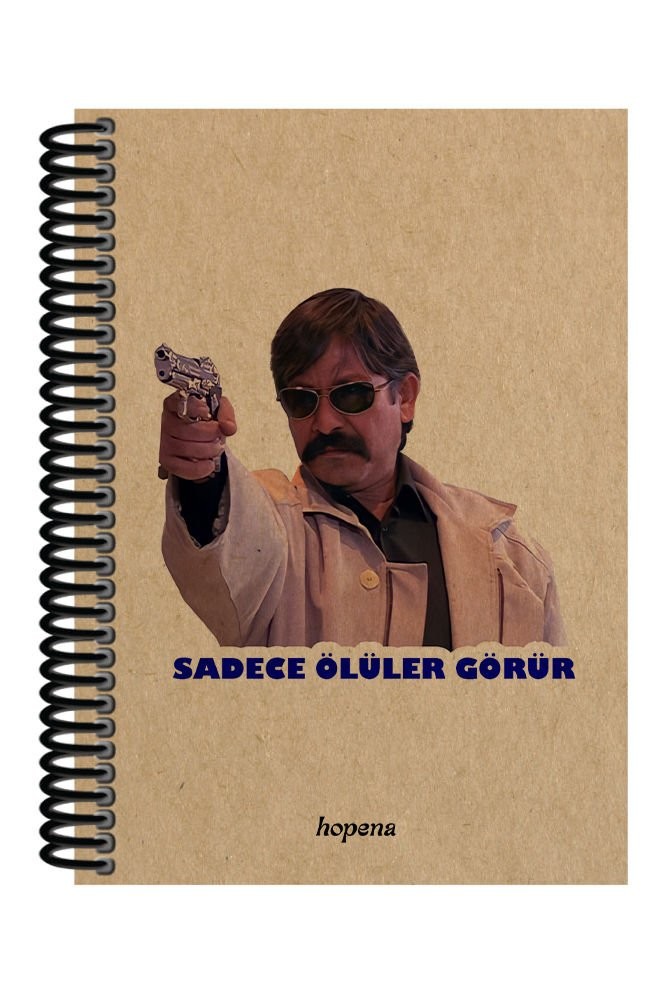 Spiralli A5 Defter Pala Ölüler Görür Kurtlar Vadisi