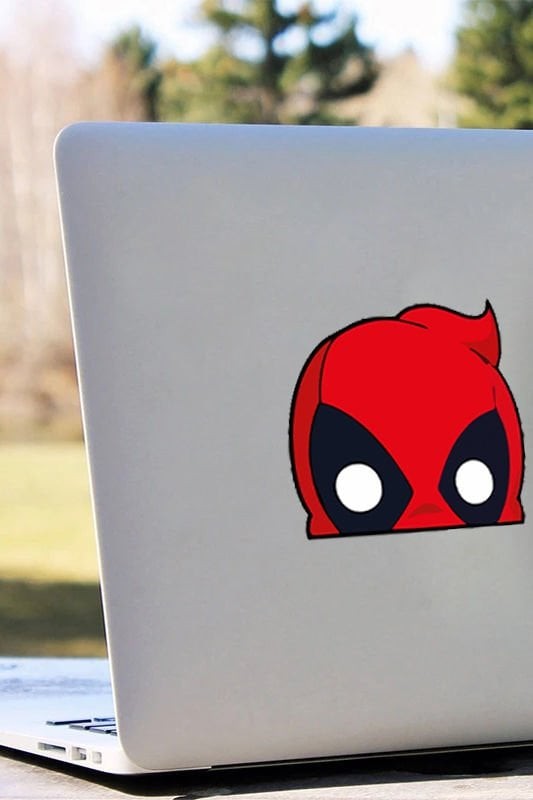 Deadpool Araba Motosiklet Laptop Folyo Sticker