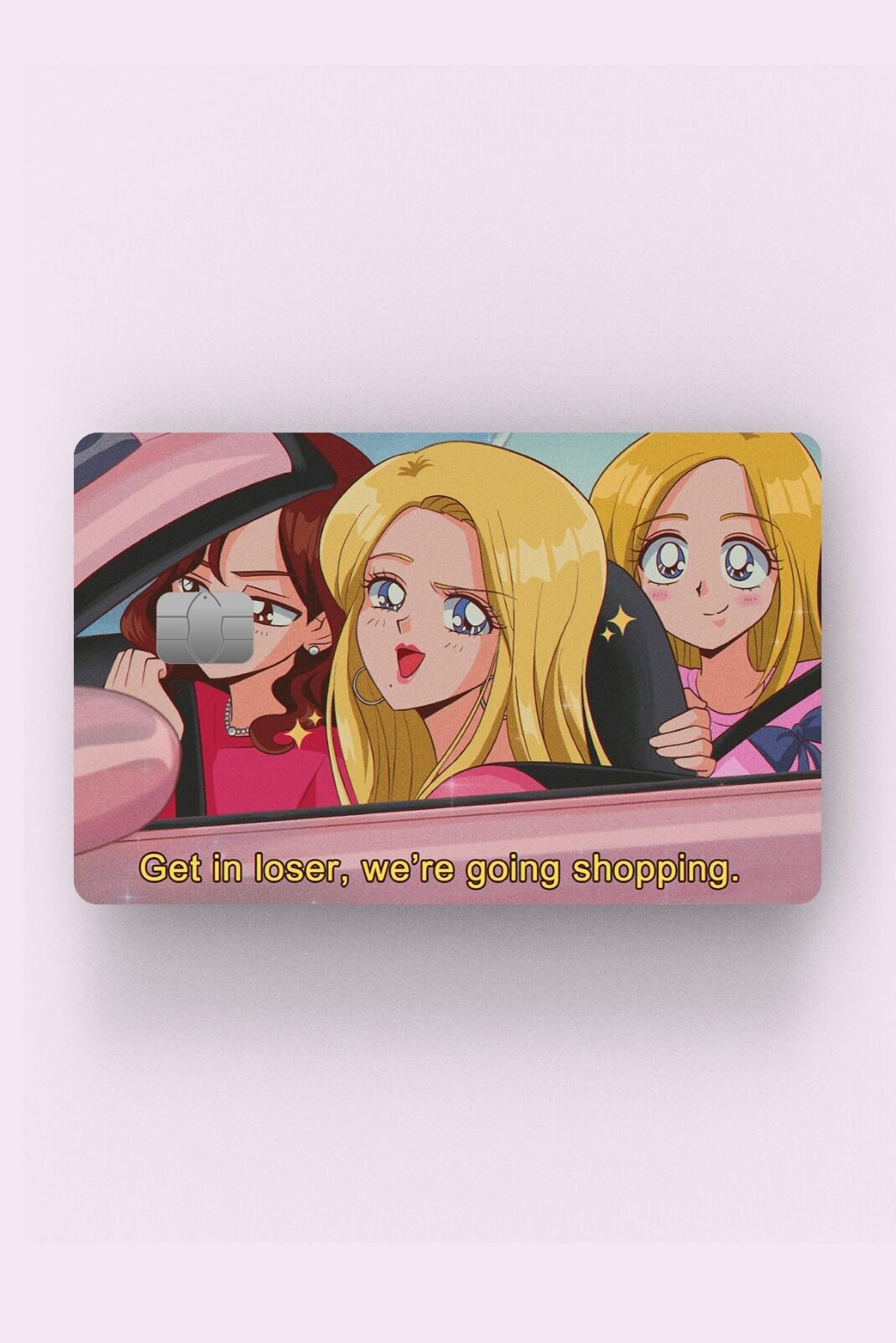 Kart Kaplama Etiketi - Anime We're Going Shopping