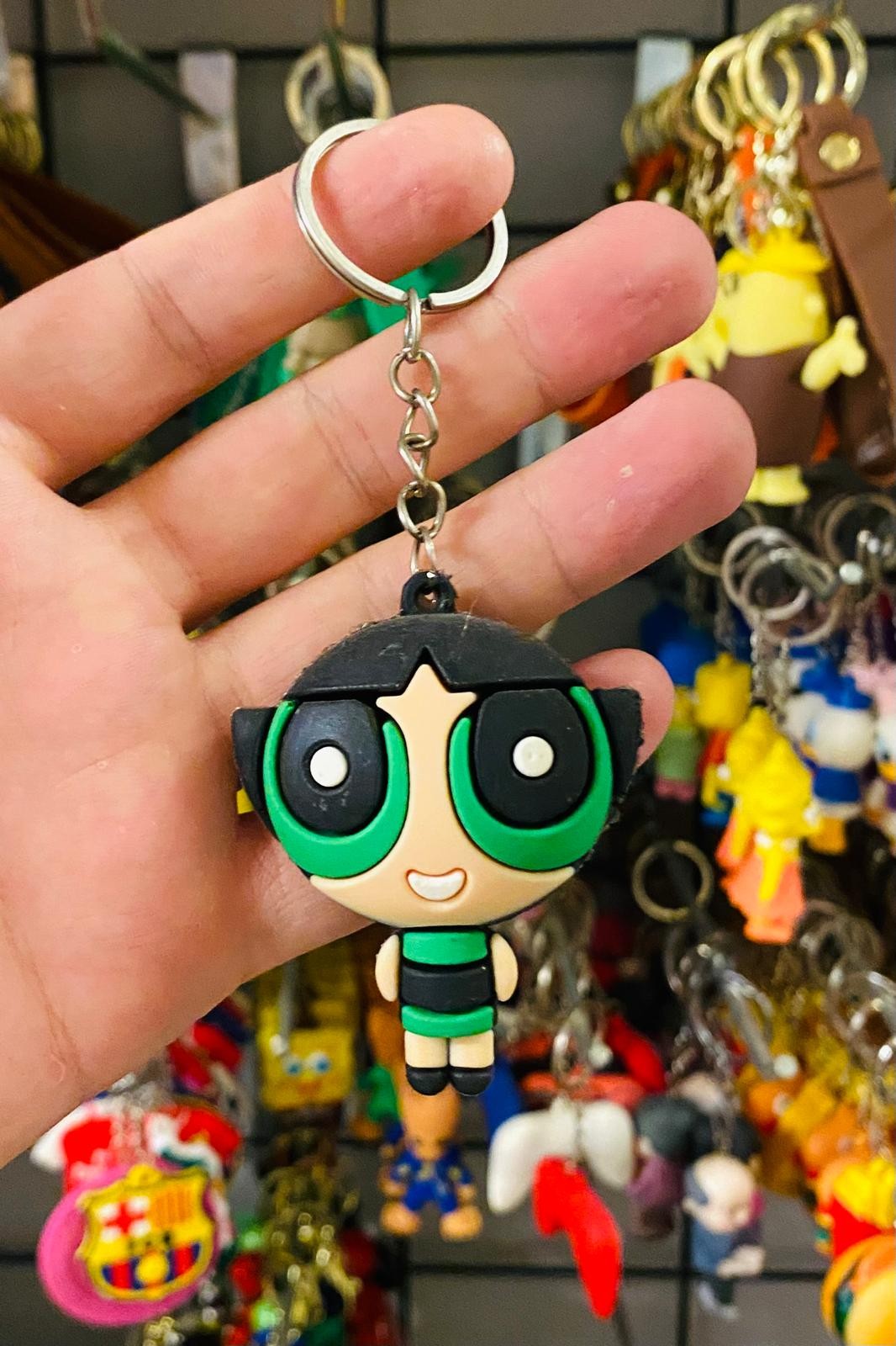 Silikon Anahtarlık PPG Yeşil Buttercup