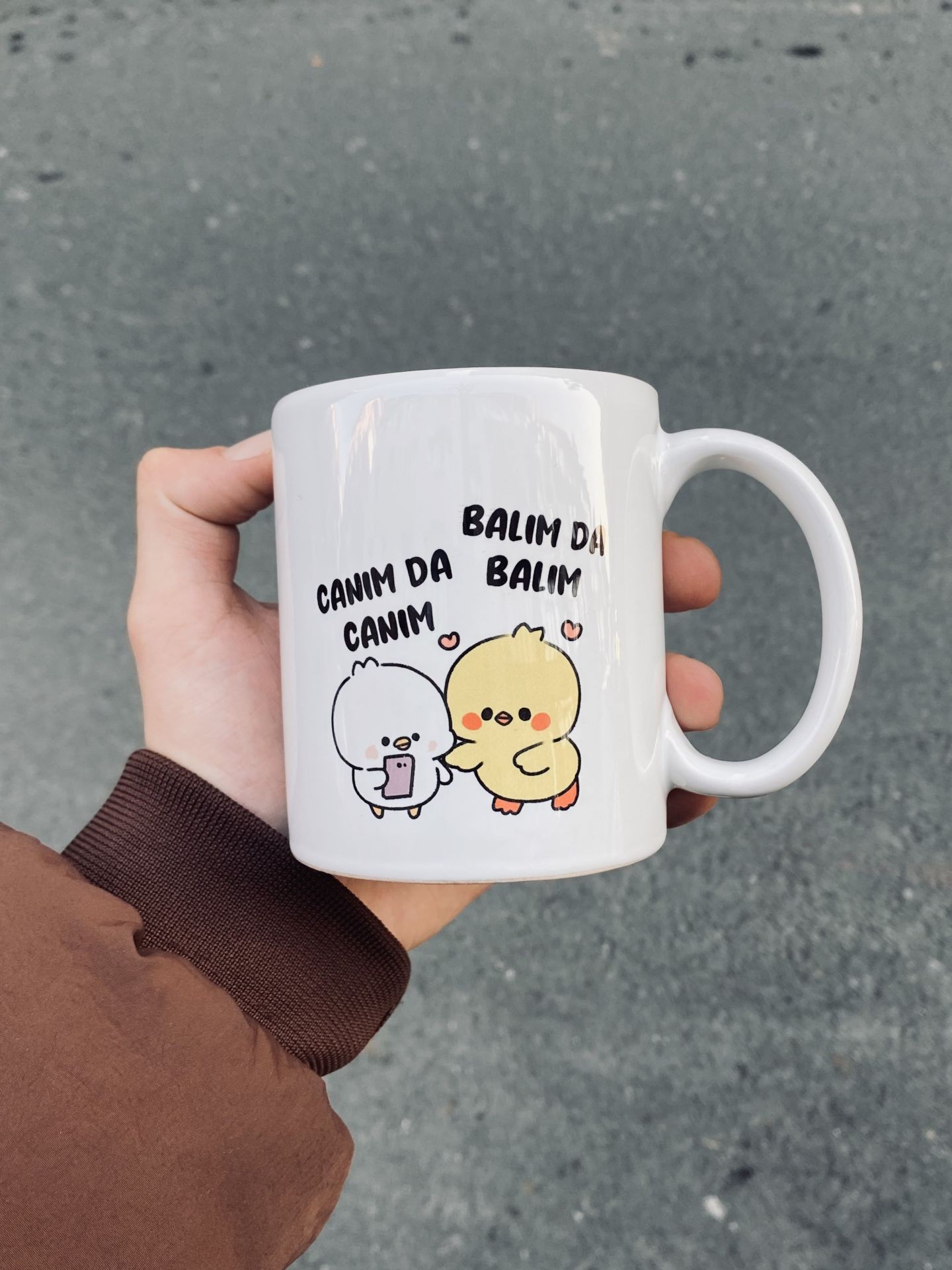 Canım da Canım Beyaz Kupa Bardak