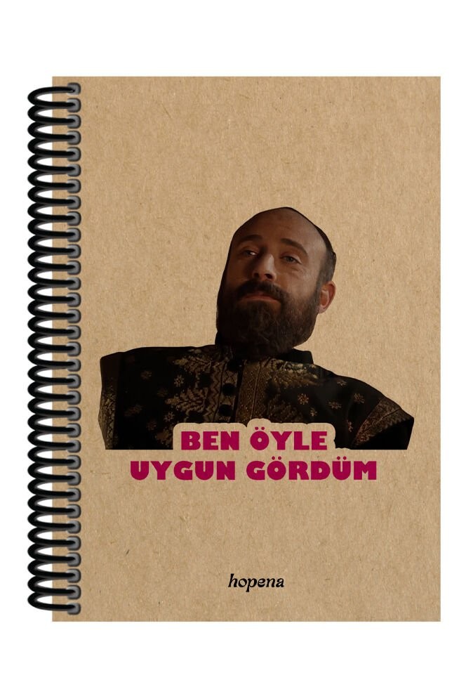 Spiralli A5 Defter Süleyman Ben Öyle Uygun Gördüm